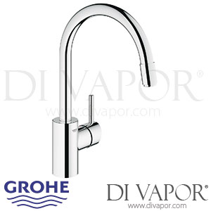 Grohe Concetto Single-Lever Sink Mixer - 2014 to 2015 - Kitchen Tap Spare Parts 32663001 GEN3